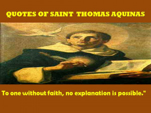 QUOTES OF SAINT THOMAS OF AQUINAS - 07-09-2012