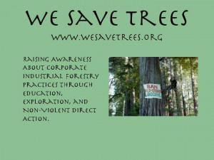 we save trees