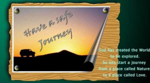 happy and safe journey wishes