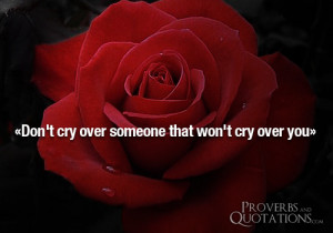 Quotes About Crying Over Someone You Love