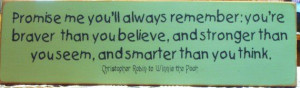 AA Milne was a wise man