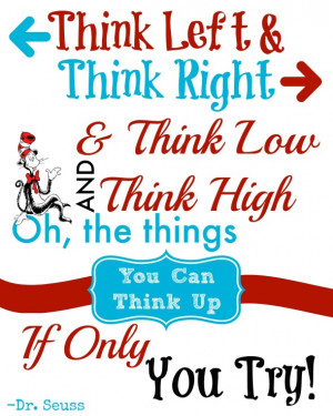 ... About Family: Free Printable Dr Seuss Quote Busy Mom's Helper,Quotes