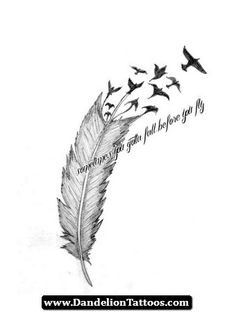 Dandelion Bird Tattoo And Quotes. QuotesGram