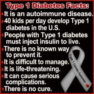Facts about type 1 Diabetes, my son Jakey has it for more info: http ...