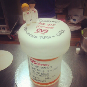 Pharmacists Wedding Cake. @blackvelvetp Drugs Deals, Grooms Cake ...