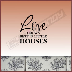Love grows...Family Wall Words Quotes Sayings Lettering Art