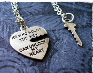 Key To My Heart Quotes Silver heart quote 