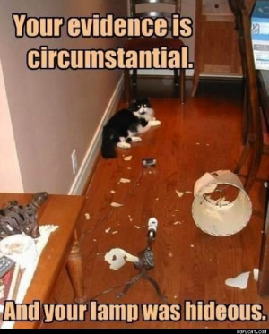 Your Evidence Is Circumstantial