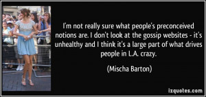 Mischa Barton Quote