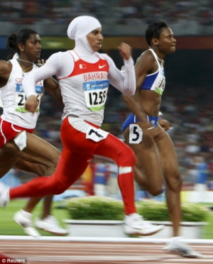Muslim Sprinter from Bahrain
