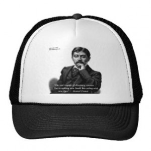 Marcel Proust & Famous Quote Trucker Hat