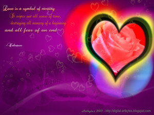 Love Quote Desktop Wallpaper. Perfect for the Valentine