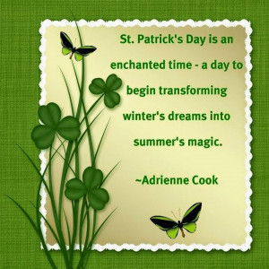 St Patrick's Day Inspirational Quotes Wallpapers 2015
