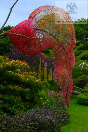 ... Cloudless Sulphur (Cocoon garden Transparent statue garden/Yard Art