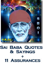 Sai Baba Quotes & sayings + 11 assurances
