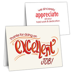 Employee Appreciation Cards