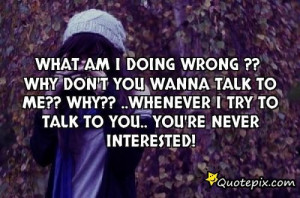 What AM I Doing Wrong Quotes