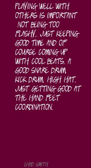 Snare Drum quote #2