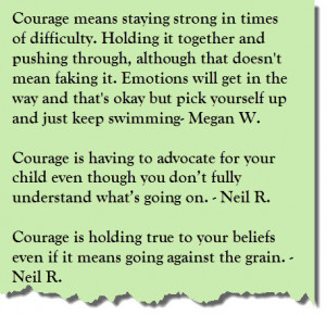 Courage is… (A Collection of Courageous Quotes)