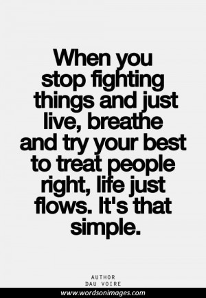 Simple life quotes