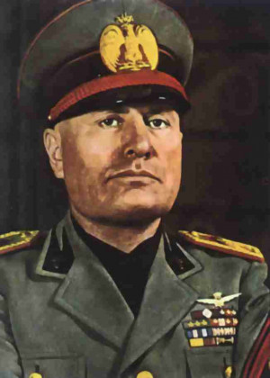 More Benito Mussolini images: