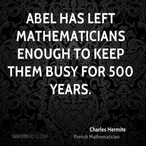 Charles Hermite Top Quotes