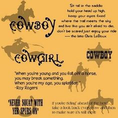 cowboy quotes | cowboy quotes - Polyvore