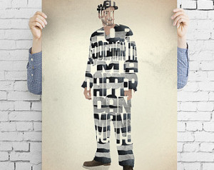 Ulysses Everett McGill film quote a rt print - 'Dapper Dan' typography ...