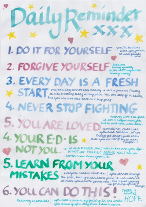 Daily reminders