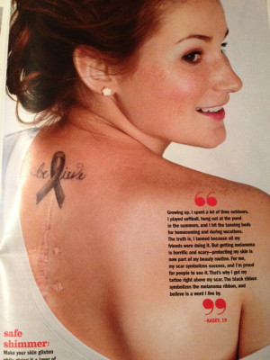 Kasey’s story was also featured in Seventeen magazine.