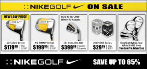 NIKE Golf On Sale - New Lower Prices On Sumo and Sumo ² Drivers, CCI ...