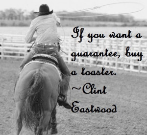 Clint eastwood, quotes, sayings, guarantee, toaster, witty