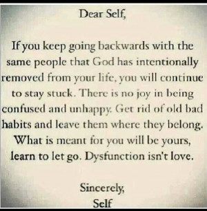 Dear Self..