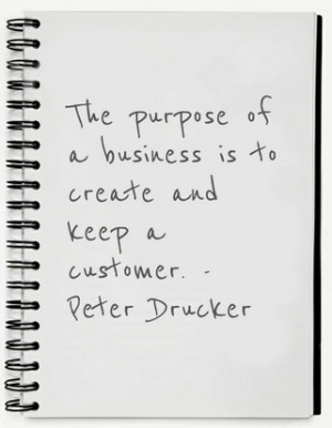 Peter Drucker Keep a Customer