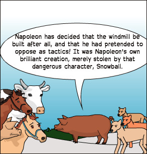 Napoleon has decided that the windmill be built after all, and that he ...