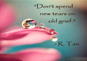 famous sad quotes home sad quotes don t spend new tears on old grief r ...