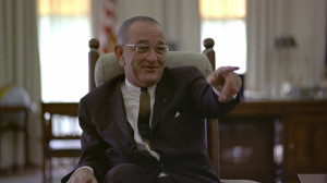 President Lyndon Johnson in the Oval Office Credit: Colonial Pictures