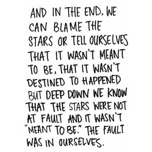 The fault in our stars quote Words Such