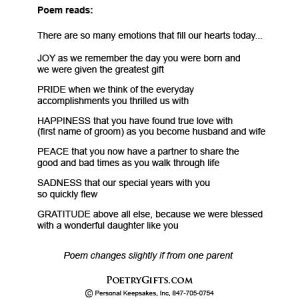 wedding anniversary poems for parents