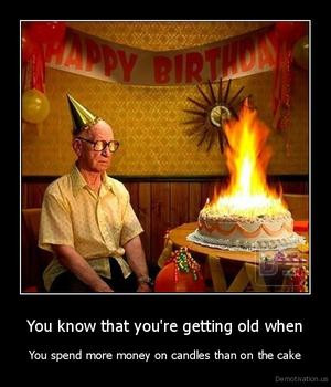 You know you're getting old when...