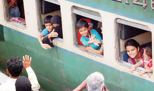 First special Eid train leaves Karachi