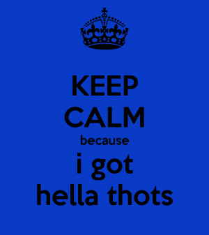 Thots is Chicago slang meaning That Hoe Out Here or just a hoe, so ...