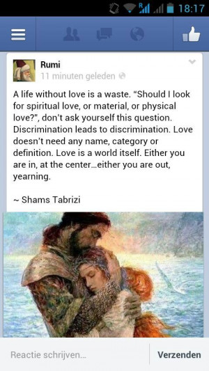 Rumi- Shams Tabrizi- Love