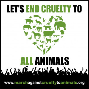 March Against Cruelty to Animals Planned for November.