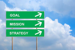 Stock Photos: Strategy MIssion Planning Direction Vision Signs on ...