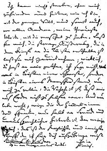 The German poet Heinrich von Kleist 's suicide note from 1811 is a ...