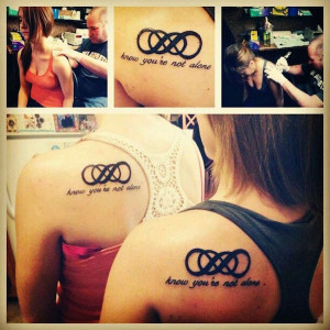 sister infinity tattoo