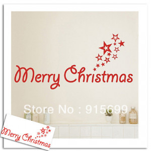 ... Quote-Vinyl-Festival-Christmas-Wall-Decals-Window-Removable-Mural