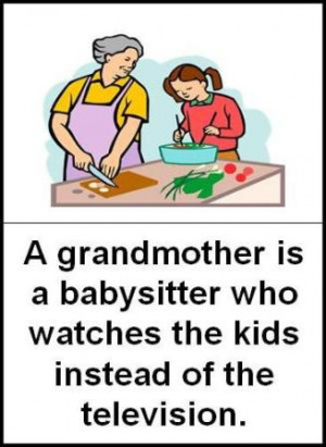 grandmother is a babysitter who watches the kids instead of the ...