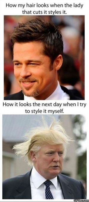 New haircut - Funny Pictures, MEME and Funny GIF from GIFSec.com